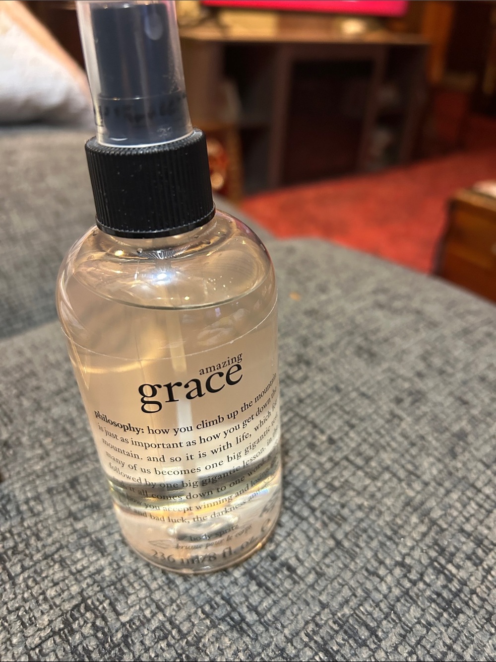Philosophy Amazing Grace Clear Spray Bottle